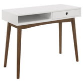 Orleans Furniture - Coaster - Bradenton 39-inch 1-drawer Wood Writing Desk White - 801931